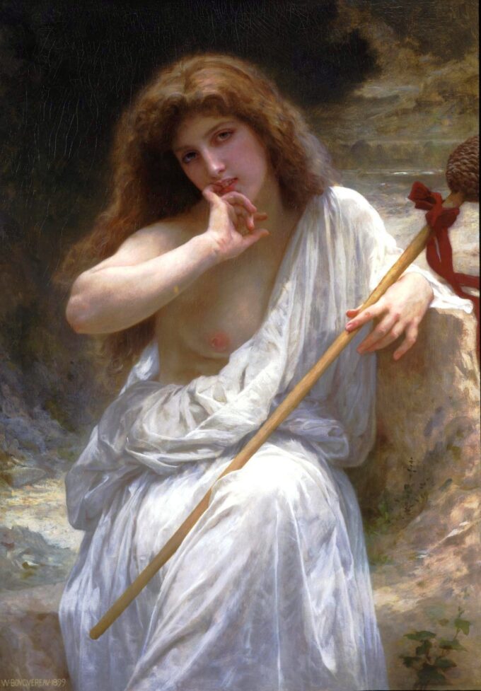 Bacchante – William Bouguereau William Bouguereau 70x105