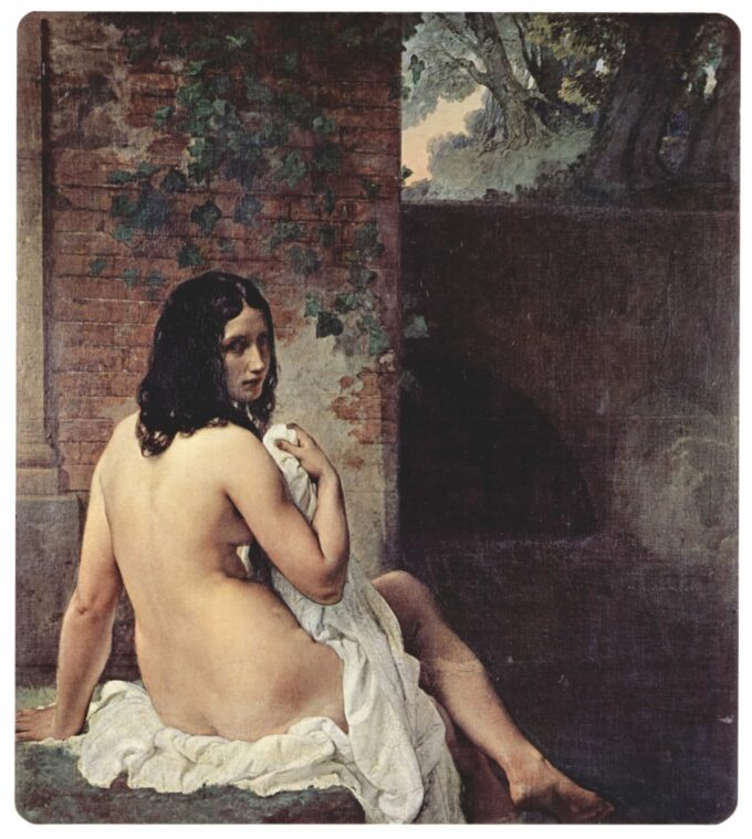 Retro di un bagnante – Francesco Hayez Francesco Hayez 70x70