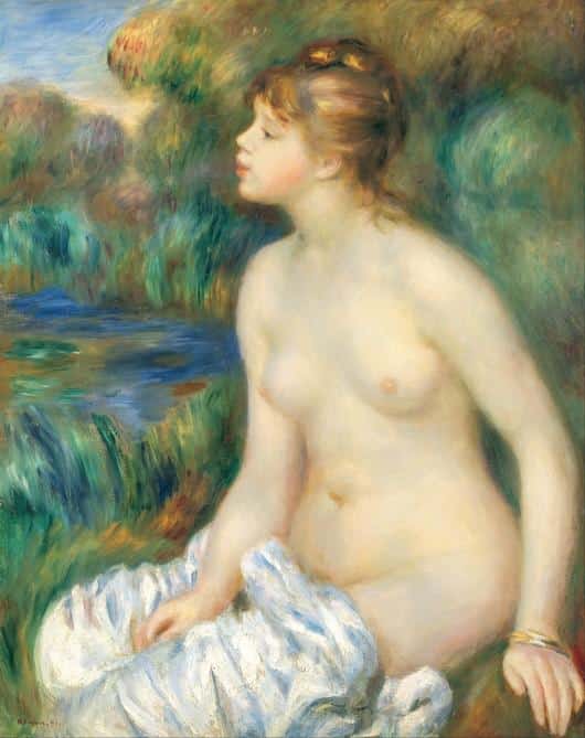 Bagnante di Pierre-Auguste Renoir Pierre-Auguste Renoir 70x85