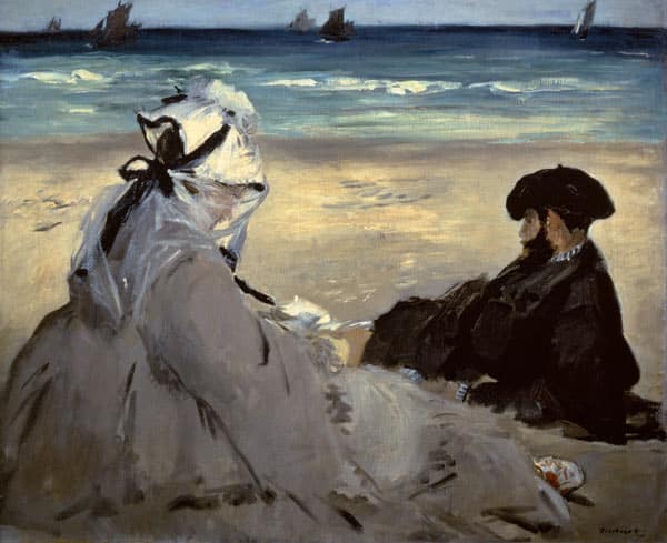 Sulla spiaggia – Edouard Manet Édouard Manet 85x75