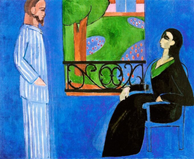 La conversazione – Matisse Henri Matisse 85x75