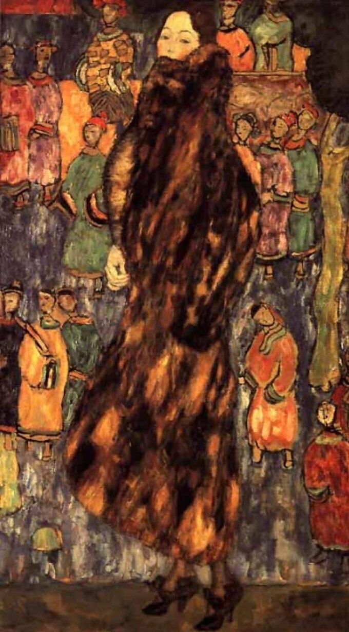 La pelliccia del puzzola (incompleto) – Gustav Klimt Gustav Klimt 70x120