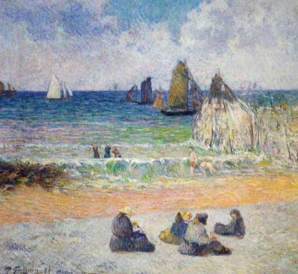 La spiaggia a Dieppe – Paul Gauguin Paul Gauguin 70x70