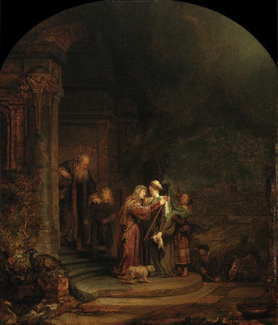 La visita – Rembrandt van Rijn Rembrandt van Rijn 70x85