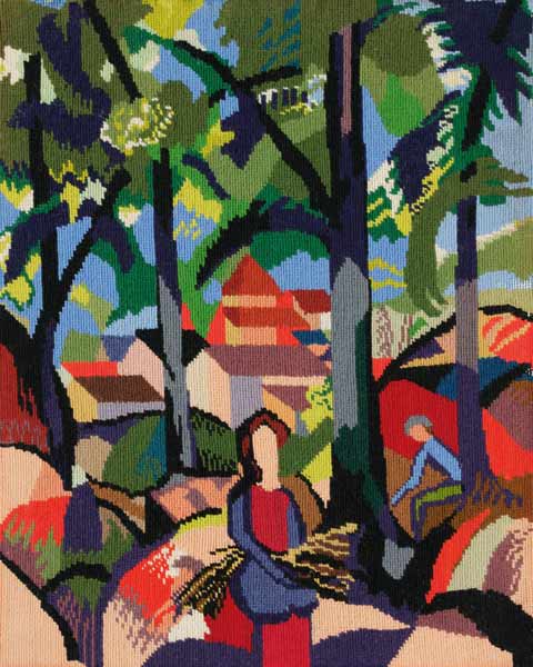 Ragazza che raccoglie ramaglie – August Macke August Macke 70x85