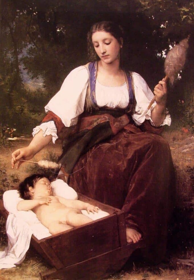 Berceuse – William Bouguereau William Bouguereau 70x105