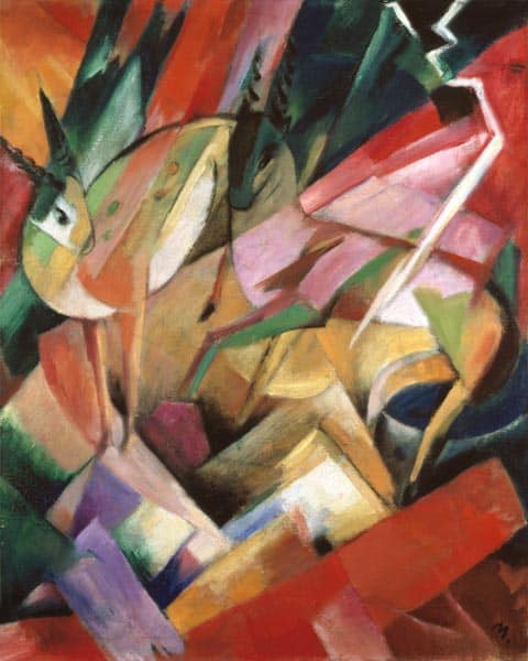 Capre di montagna – Franz Marc Franz Marc 70x85