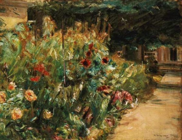 Fiori nel giardino dell’artista a Wannsee – Max Liebermann Max Liebermann 85x75