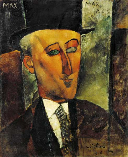 Ritratto di Max Jacob – Amedeo Modigliani Amedeo Modigliani 70x85