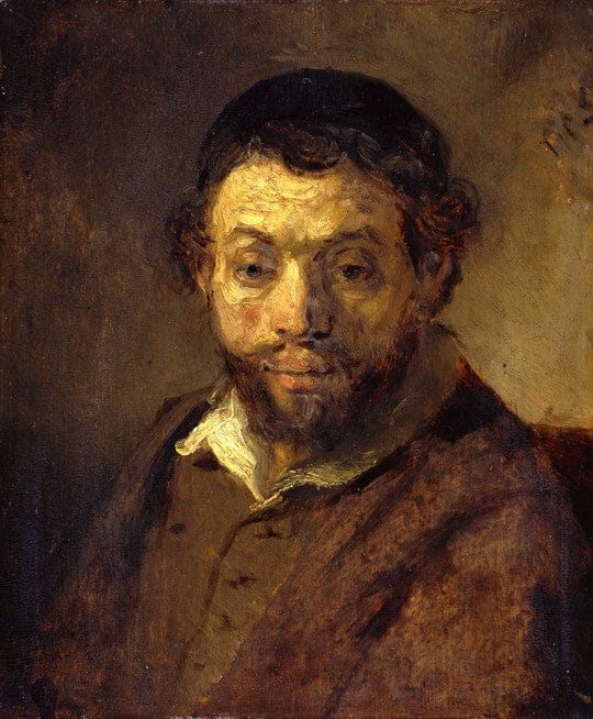 Ritratto di un giovane ebreo – Rembrandt van Rijn Rembrandt van Rijn 70x85