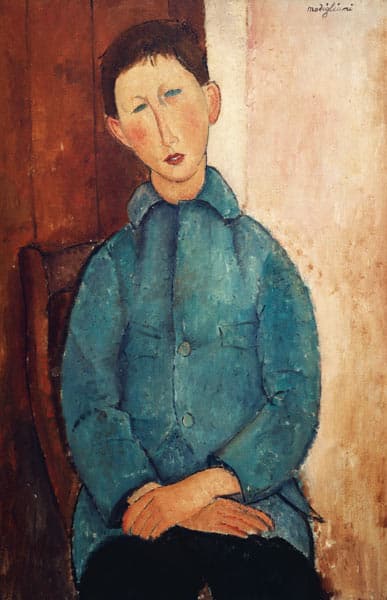 Ragazzo in giacca blu – Amedeo Modigliani Amedeo Modigliani 70x105