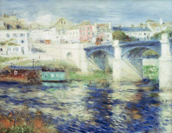 Pont de Chatou 1875 – Pierre-Auguste Renoir Pierre-Auguste Renoir 85x75