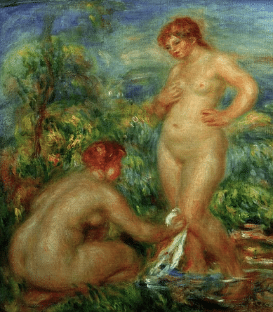 Due bagnanti – Pierre-Auguste Renoir Pierre-Auguste Renoir 70x70