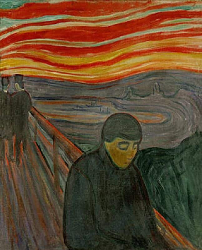 Desperazione di Edvard Munch Edvard Munch 70x85