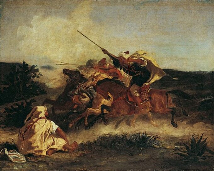 Fantasia araba – Eugène Delacroix Eugène Delacroix 85x75