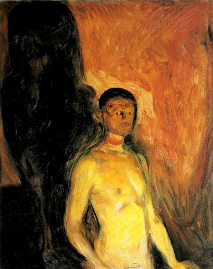 Autoritratto all’inferno – Edvard Munch Edvard Munch 70x85