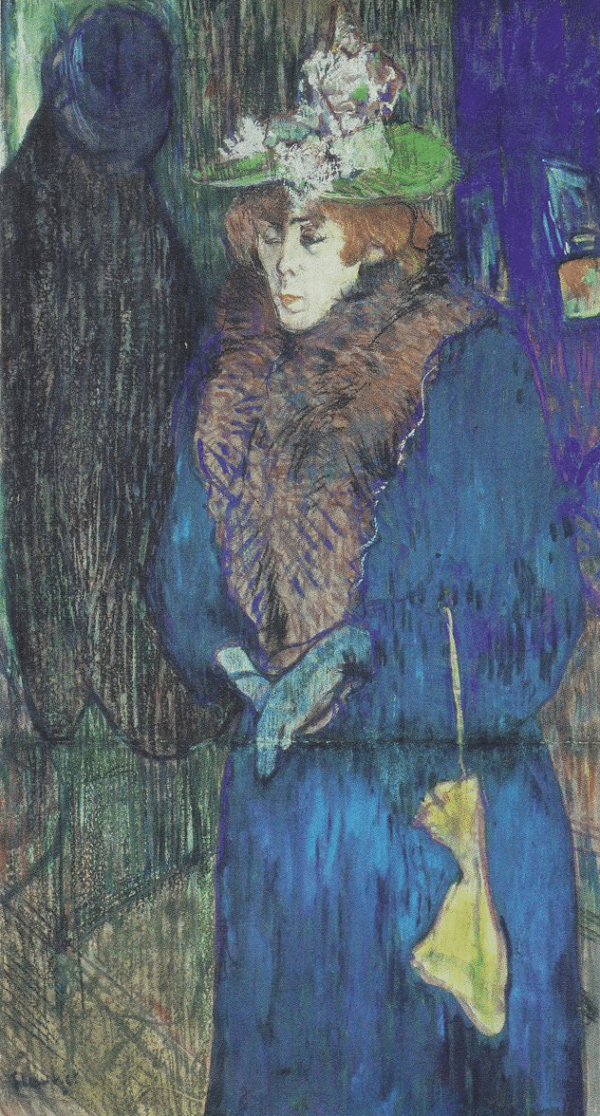 Ritratto di Jane Avril – Toulouse Lautrec Henri de Toulouse-Lautrec 70x140