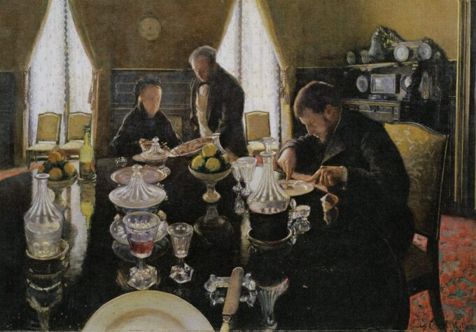 Pranzo – Caillebotte Gustave Caillebotte 105x70