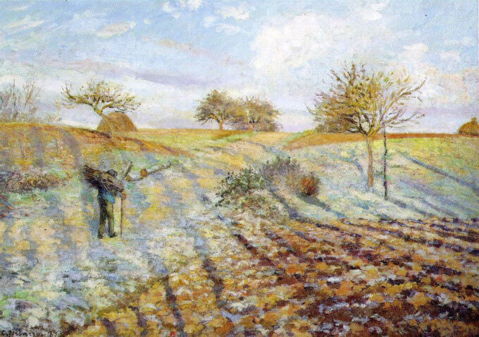 Gelée blanche – Camille Pissarro Camille Pissarro 105x70