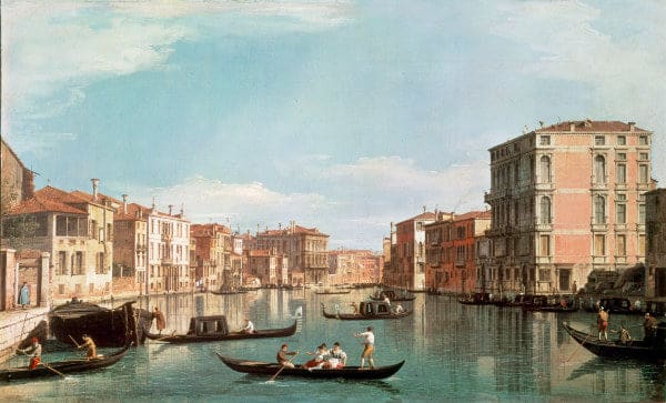 Canale Grande tra il Palazzo Bembo e il Palazzo Vendramin – Giovanni Antonio Canal Giovanni Antonio Canal 120x70