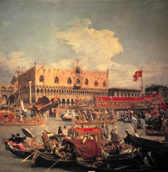 Canaletto / Il ritorno del Bucintoro – Giovanni Antonio Canal Giovanni Antonio Canal 70x70