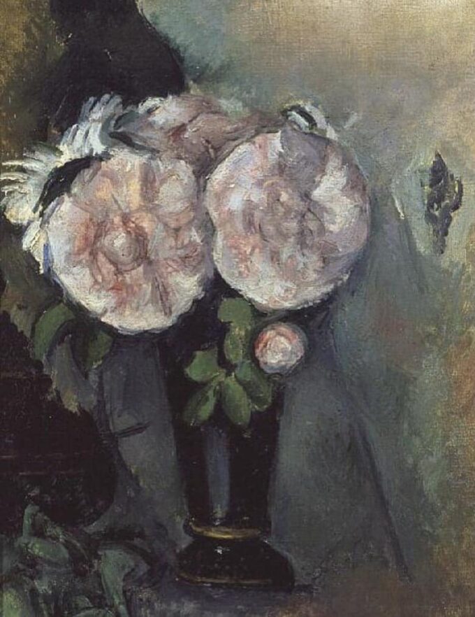 Fiori in un vaso blu I – Paul Cézanne Paul Cézanne 70x85