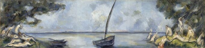 Bateaux e bagnanti – Paul Cézanne Paul Cézanne 180x60