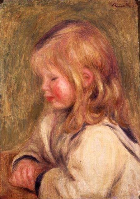 Il bambino in bianco che legge – Pierre-Auguste Renoir Pierre-Auguste Renoir 70x105