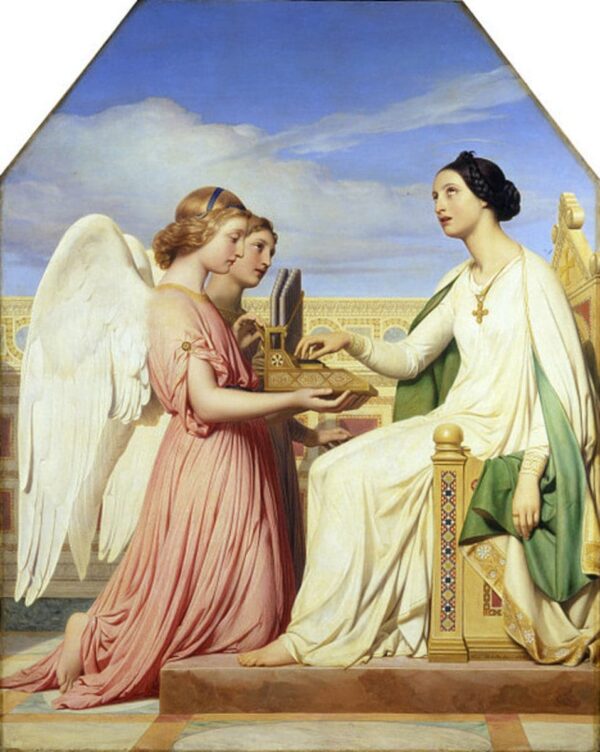 Sainte-Cécile e gli angeli – Paul Delaroche Paul Delaroche 70x85