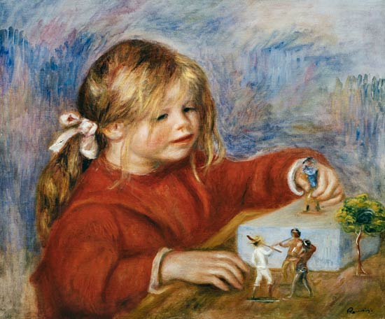 Claude Renoir che gioca – Pierre-Auguste Renoir Pierre-Auguste Renoir 85x75