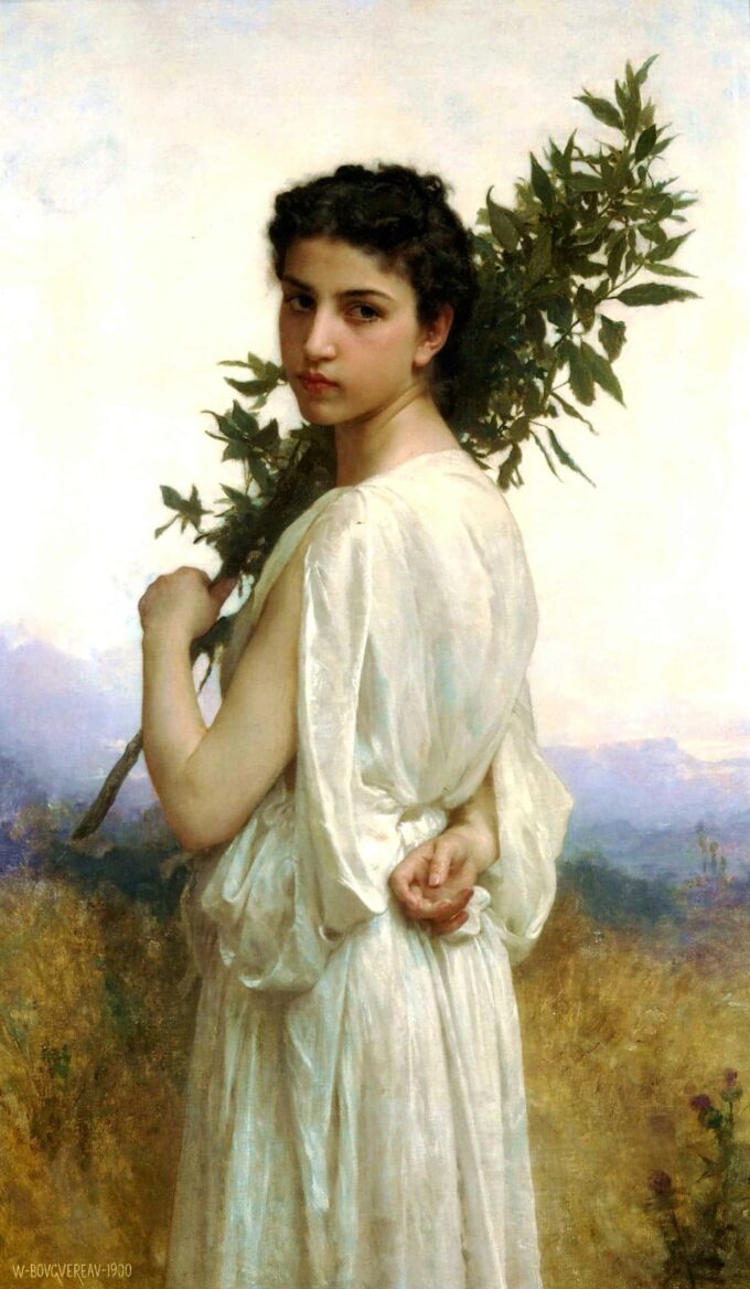 Branche di Alloro – William Bouguereau William Bouguereau 70x120