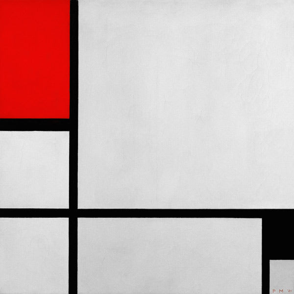 Composizione rosso e nero – Mondrian Piet Mondrian 70x70