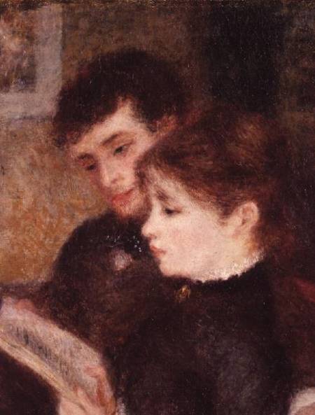 Lettura in coppia (Edmond Renoir e Marguerite Legrand) – Pierre-Auguste Renoir Pierre-Auguste Renoir 70x85