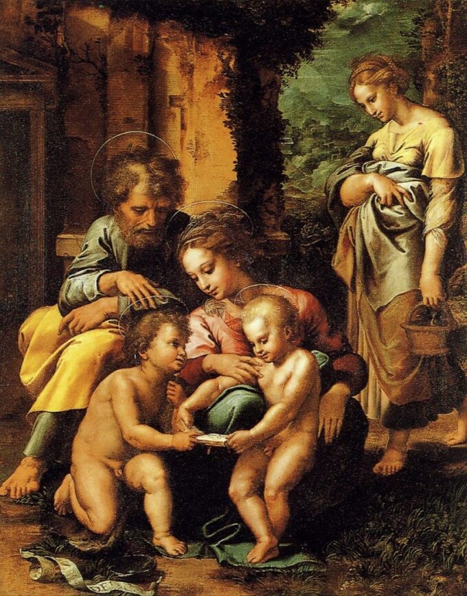 Madonna di Spinola – Raphaël (pittore) Raffaello Sanzio 70x85