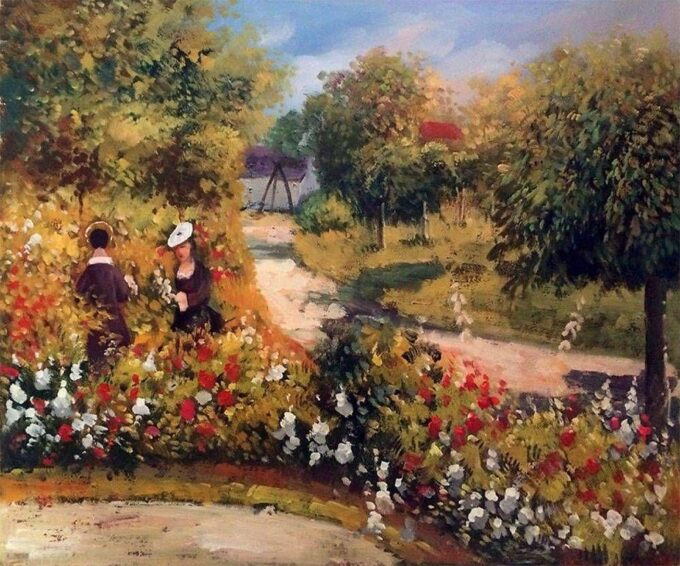 Giardino a Fontenay – Pierre-Auguste Renoir Pierre-Auguste Renoir 85x75