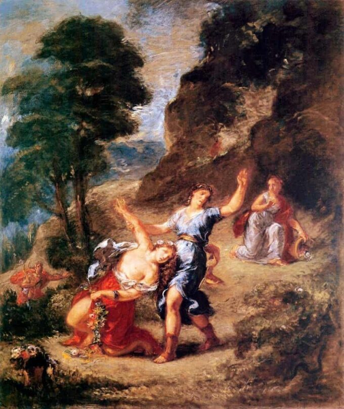 Orfeo ed Euridice – Eugène Delacroix Eugène Delacroix 70x85