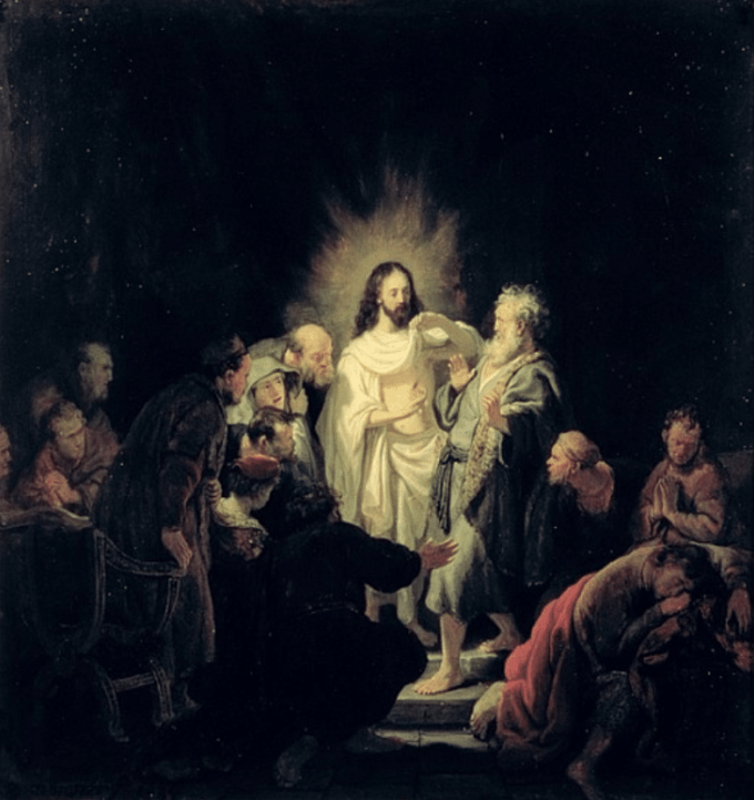 L’Incredulità di San Tommaso – Rembrandt van Rijn Rembrandt van Rijn 70x70