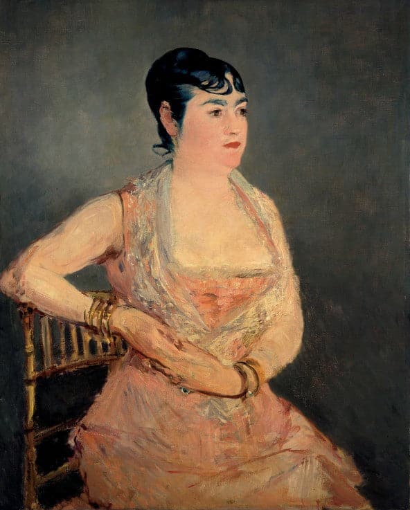 La dama in rosa – Edouard Manet Édouard Manet 70x85