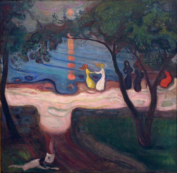 La danza sulla riva – Edvard Munch Edvard Munch 70x70