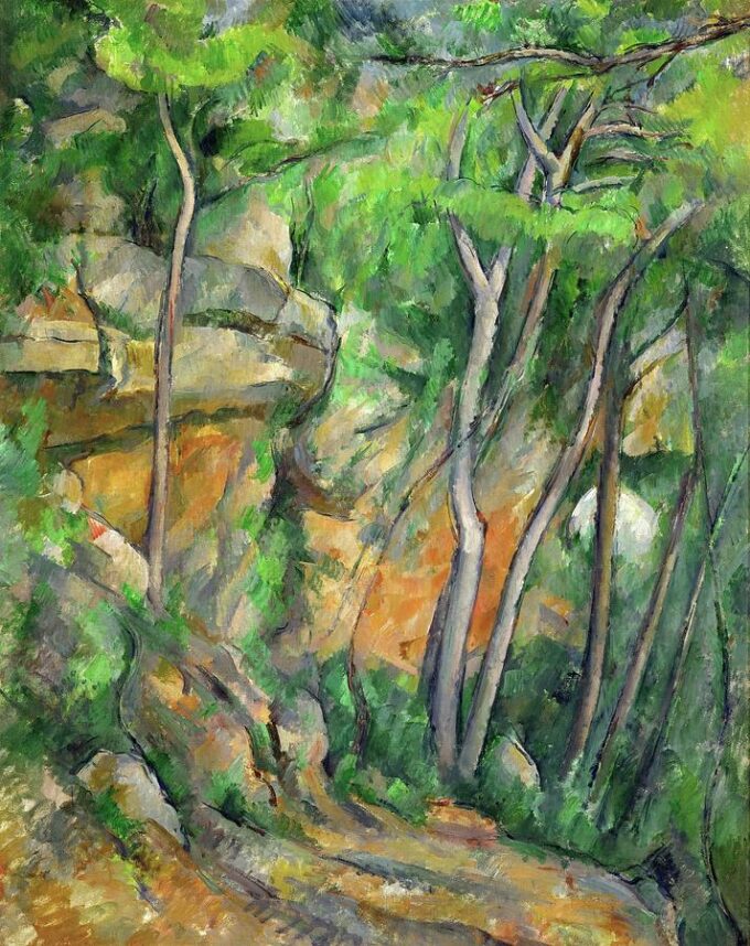 Nel parco del Castello Nero – Paul Cézanne Paul Cézanne 70x85