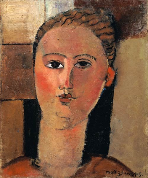 Il viso rosso – Amedeo Modigliani Amedeo Modigliani 70x85