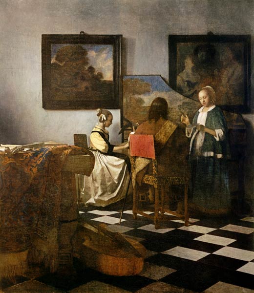 Il Concerto – Johannes Vermeer Jan Vermeer 70x85