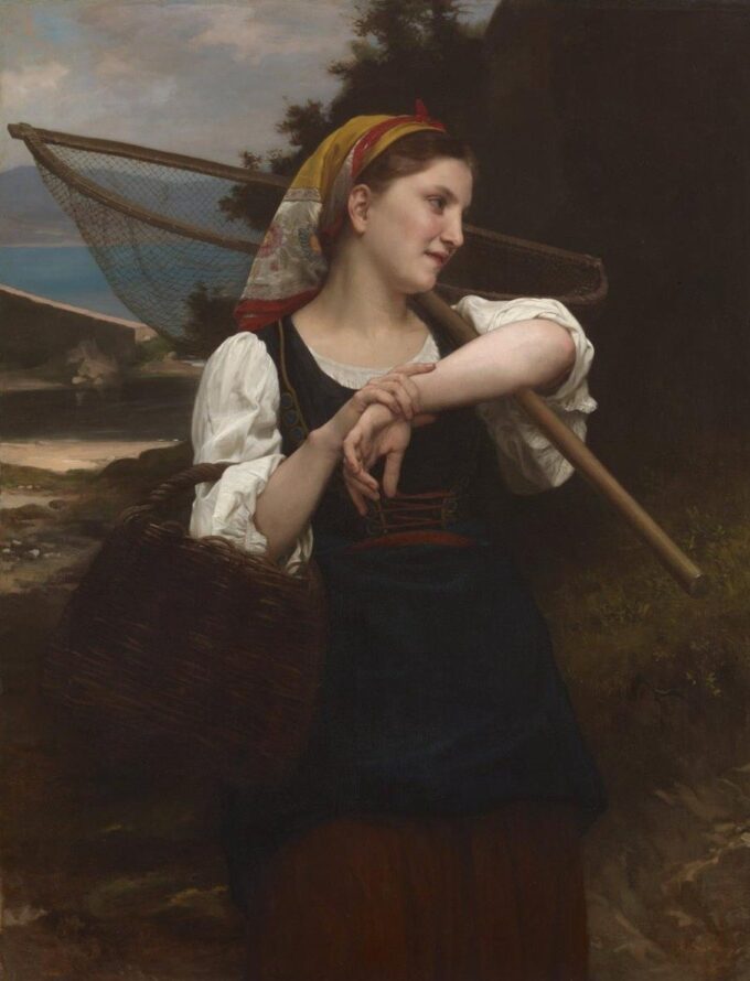 Figlia di pescatore – William Bouguereau William Bouguereau 70x85