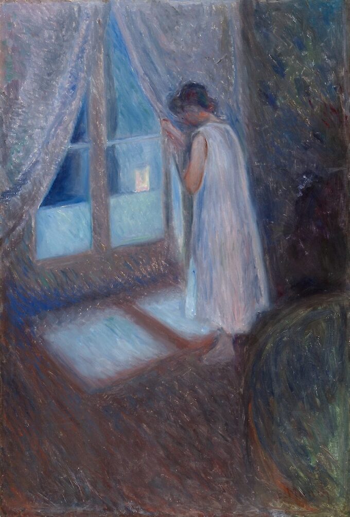 Ragazza che guarda dalla finestra – Edvard Munch Edvard Munch 70x105