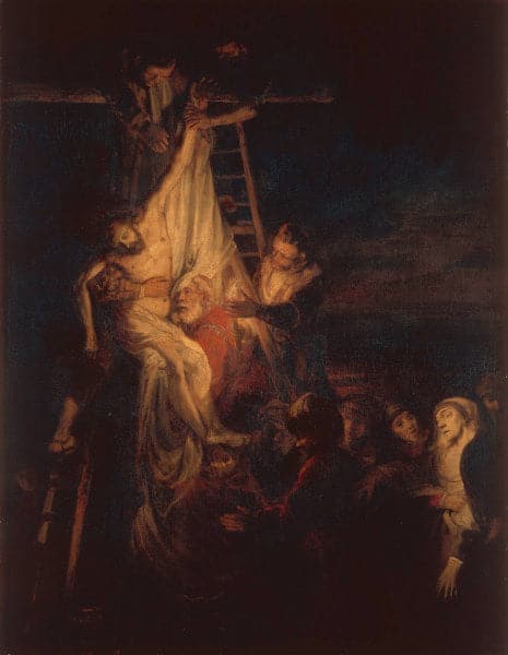 Deposizione della croce – Rembrandt van Rijn Rembrandt van Rijn 70x85