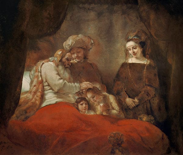 La preghiera di Giacobbe – Rembrandt van Rijn Rembrandt van Rijn 85x75