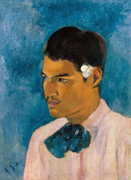 Il giovane uomo con il fiore – Paul Gauguin Paul Gauguin 70x105