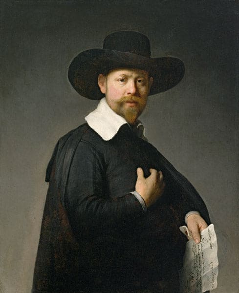 Il commerciante Martin Looten – Rembrandt van Rijn Rembrandt van Rijn 70x85