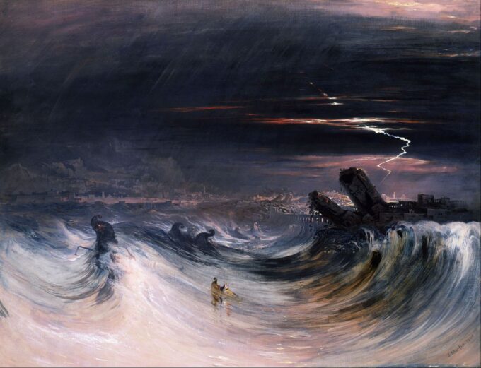 Distruzione di Tyr – John Martin John Martin 85x75