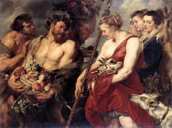 Ritorno di Diane dalla caccia – Peter Paul Rubens Peter Paul Rubens 85x75